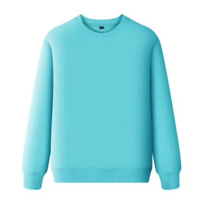 Tiffany Blue Green Pique Performance Men Custom Crewneck Sweatshirt Embroidered Plain Customized Breathable Clothing Sport Hoodie